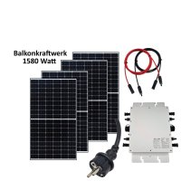 Mini PV Anlage Balkonkraftwerk 1600 Watt WVC...