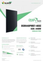 Bluesun PV-Modul 440W FULL BLACK BSM440PMB7-46SC