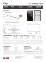 Longi LR4-60HTH-385M 385Watt Solarpanel Solarmodul...