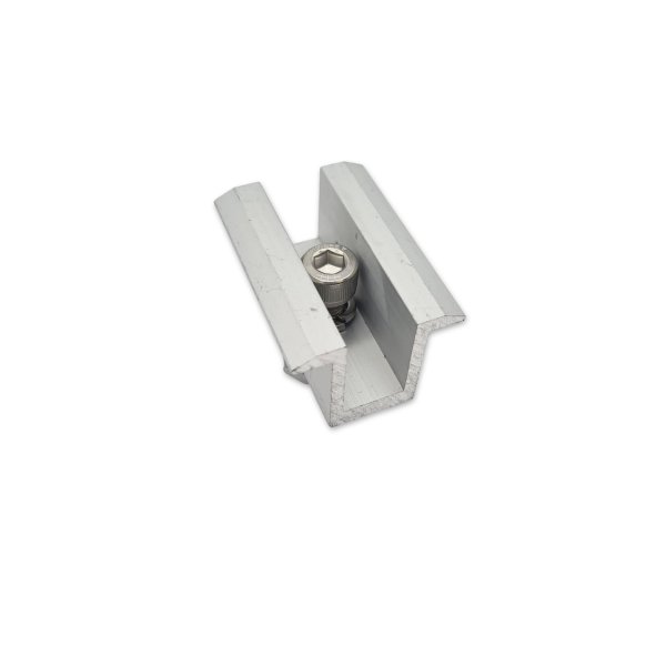 Mittelklemme PV-Schiene 30mm Rahmenhöhe