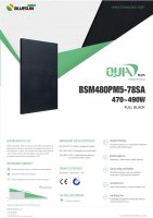 Bluesun PV-Modul 480W FULL BLACK BSM480PM5-78SA